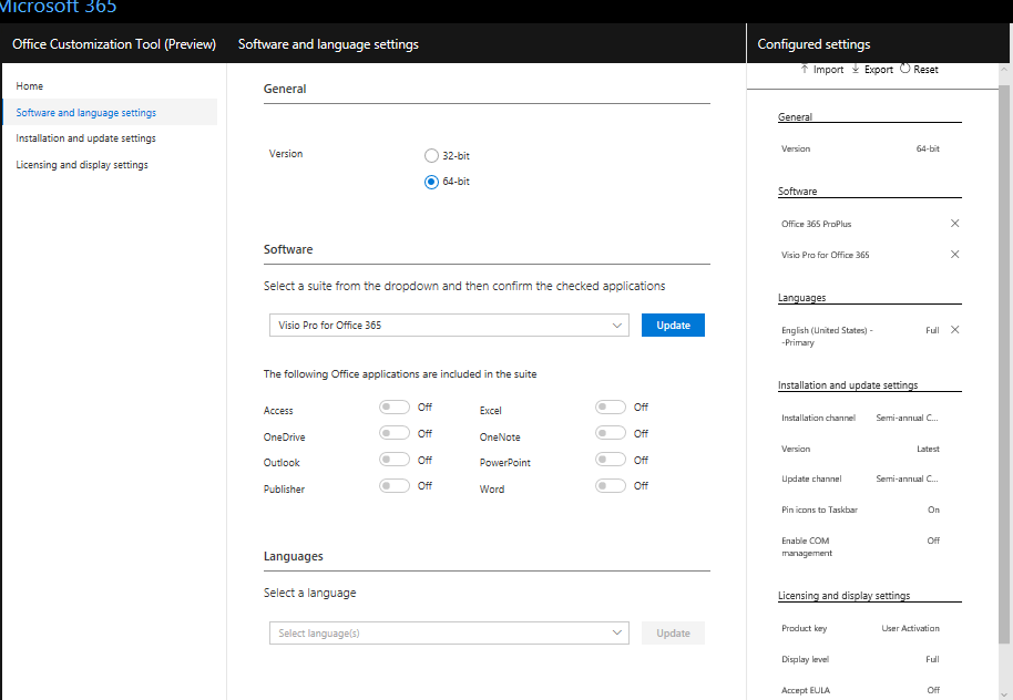 office 365 installation stuck