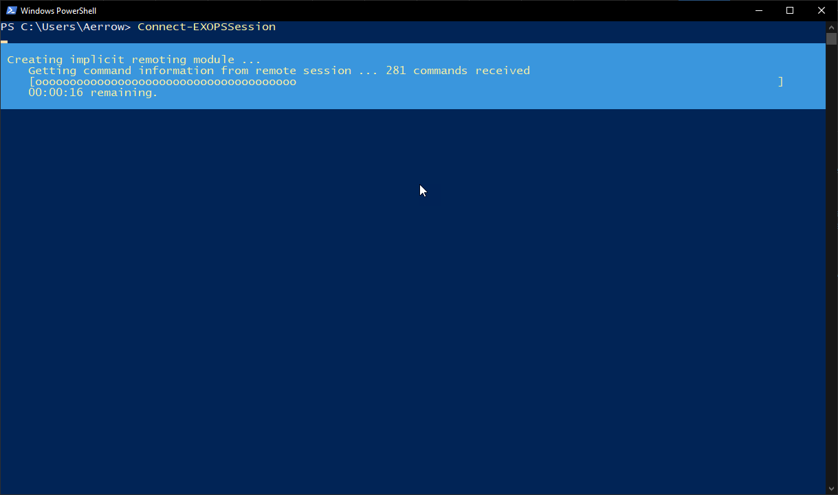 exchange online modern authentication